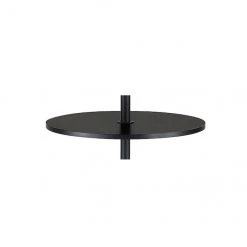 Lampe sur pied allen + roth avec tablette ronde, 58 po, métal, noir mat -ALLEN + ROTH Soldes Boutique 63745003e L