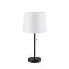 Lampes de table allen + roth, 20 po, métal/tissu, noir/blanc, ensemble de 2