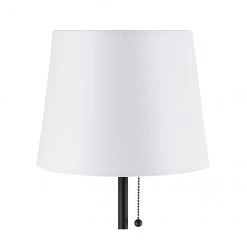 Lampes de table allen + roth, 20 po, métal/tissu, noir/blanc, ensemble de 2 -ALLEN + ROTH Soldes Boutique 63745005d L