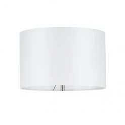 Lampe sur pied allen + roth, style marbré, 62 po, métal/lin, nickel brossé/blanc -ALLEN + ROTH Soldes Boutique 63745018d L