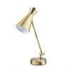 ALLEN + ROTH Lampe de bureau Catalina Industriel laiton antique 19,75 po