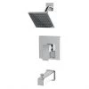 Robinet bain-douche Amari par Allen + Roth, 1 poignée, 6,8 L/min, chrome