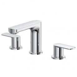 Robinet de salle de bain Primo à 2 poignées Allen + Roth, chrome