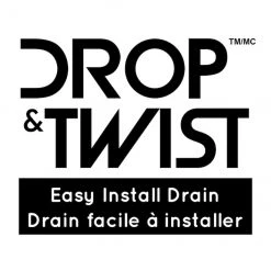 Robinet de bain à une poignée par Allen + Roth, trou simple, drain inclus, chrome -ALLEN + ROTH Soldes Boutique 80375182d L